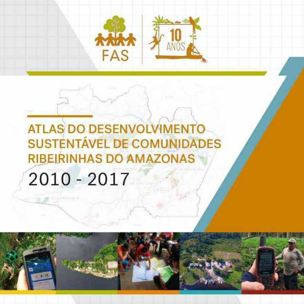 Capa de publicação feita pela Fundação Amazônia Sustentável (FAS).