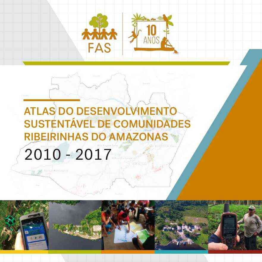 Capa de publicação feita pela Fundação Amazônia Sustentável (FAS).