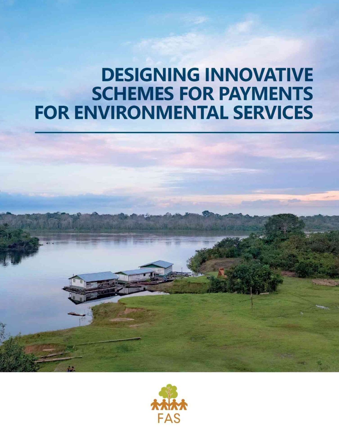 Capa de publicação feita pela Fundação Amazônia Sustentável (FAS).