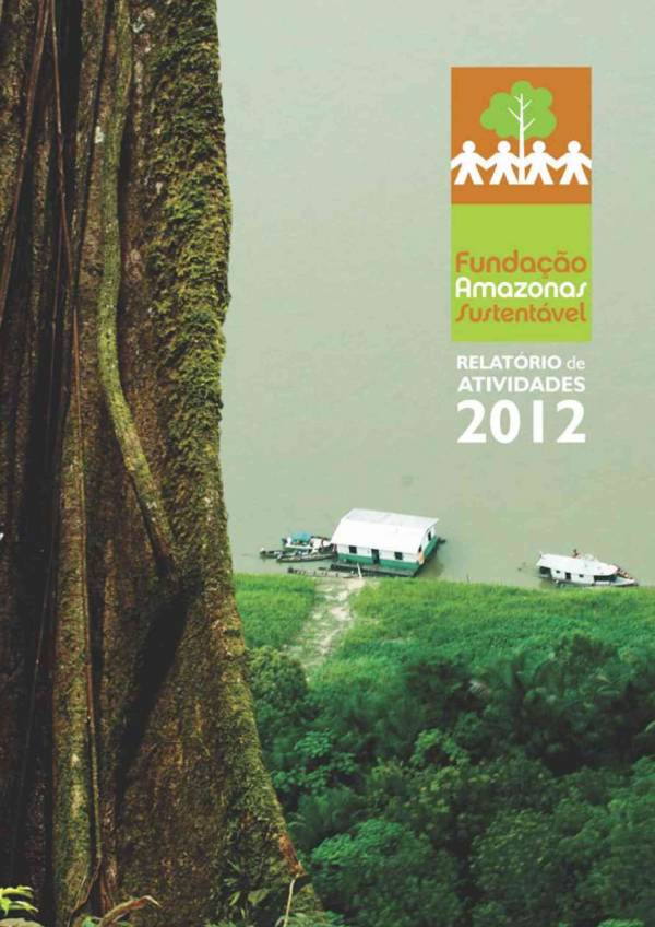 Capa de publicação feita pela Fundação Amazônia Sustentável (FAS).