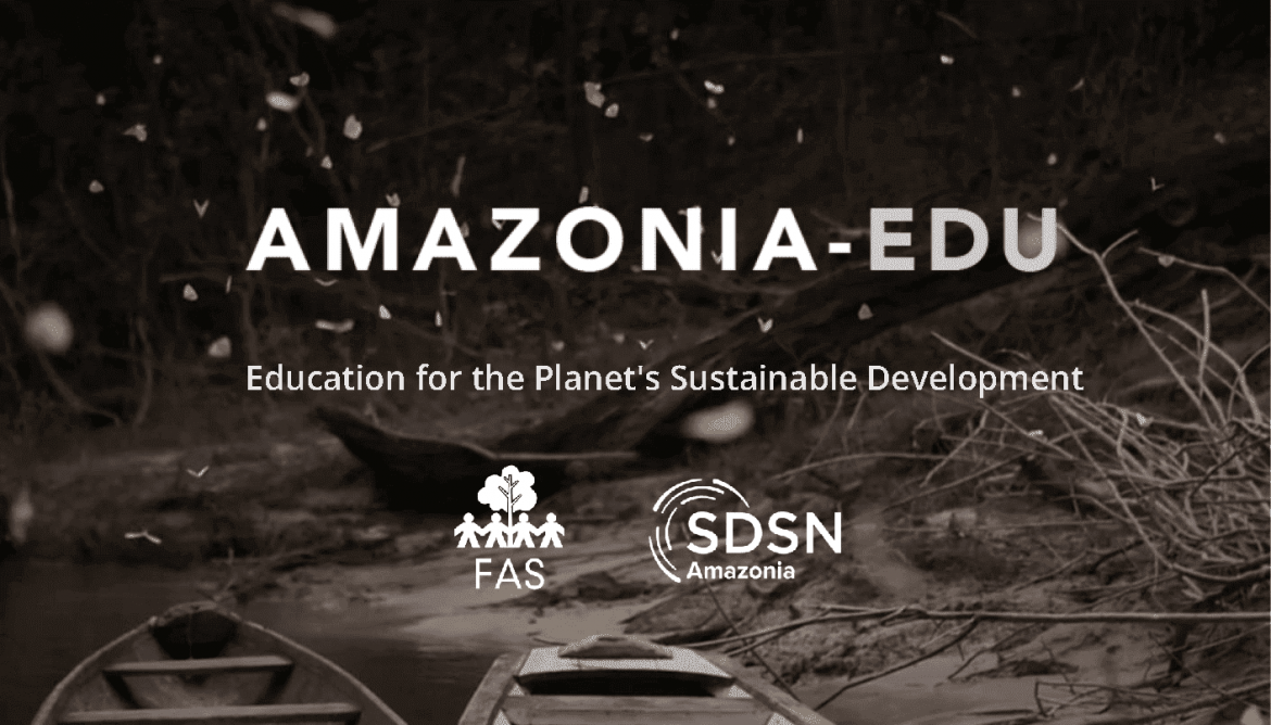 Capa de publicação feita pela Fundação Amazônia Sustentável (FAS).