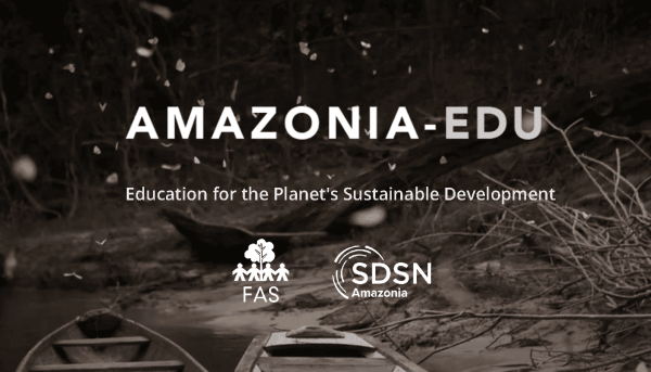 Capa de publicação feita pela Fundação Amazônia Sustentável (FAS).