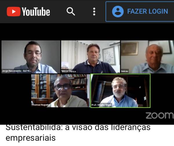 Webinar realizado pela Fundação Amazônia Sustentável (FAS) para discussões sobre Zona Franca de Manaus, sustentabilidade e Reforma Tributária.