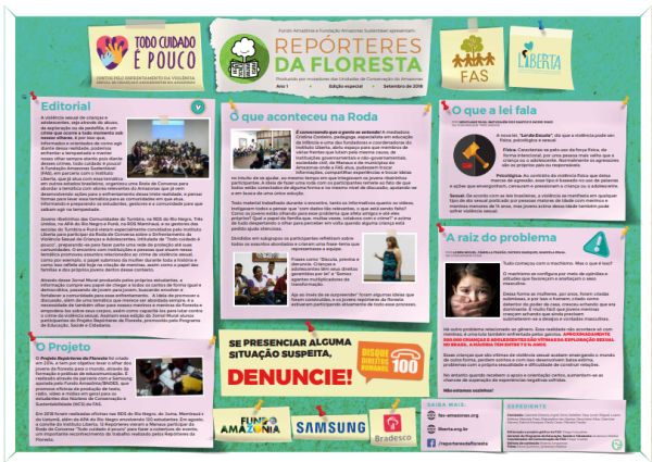 Publicação feita pela Fundação Amazônia Sustentável (FAS).