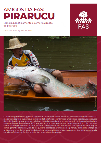 Capa de publicação feita pela Fundação Amazônia Sustentável (FAS).