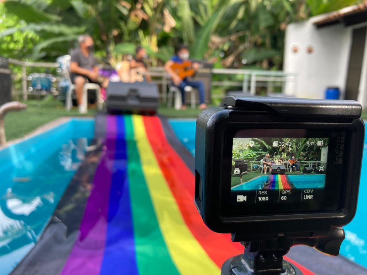 Gravação de atividade da Virada Sustentável Manaus, realizada pela Fundação Amazônia Sustentável (FAS).