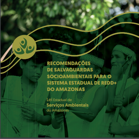 Capa de publicação feita pela Fundação Amazônia Sustentável (FAS).