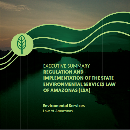 Capa de publicação feita pela Fundação Amazônia Sustentável (FAS).