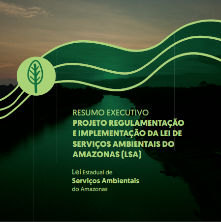Capa de publicação feita pela Fundação Amazônia Sustentável (FAS).