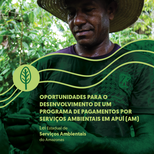 Capa de publicação feita pela Fundação Amazônia Sustentável (FAS).