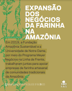 Capa de publicação feita pela Fundação Amazônia Sustentável (FAS).