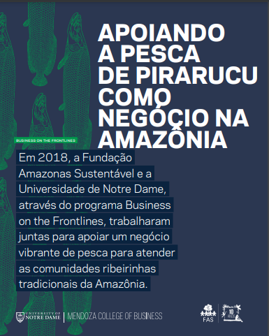 Capa de publicação feita pela Fundação Amazônia Sustentável (FAS).