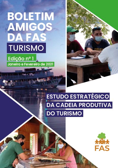 Capa de publicação feita pela Fundação Amazônia Sustentável (FAS).