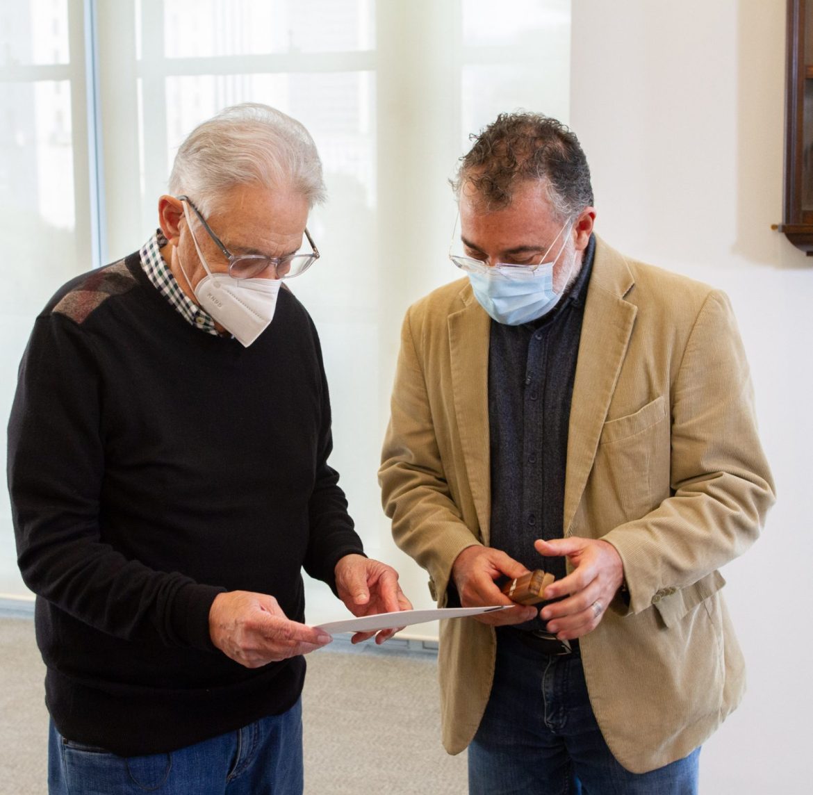 Virgilio Viana, superintendente geral da Fundação Amazônia Sustentável (FAS), ao lado de Fernando Henrique Cardoso.