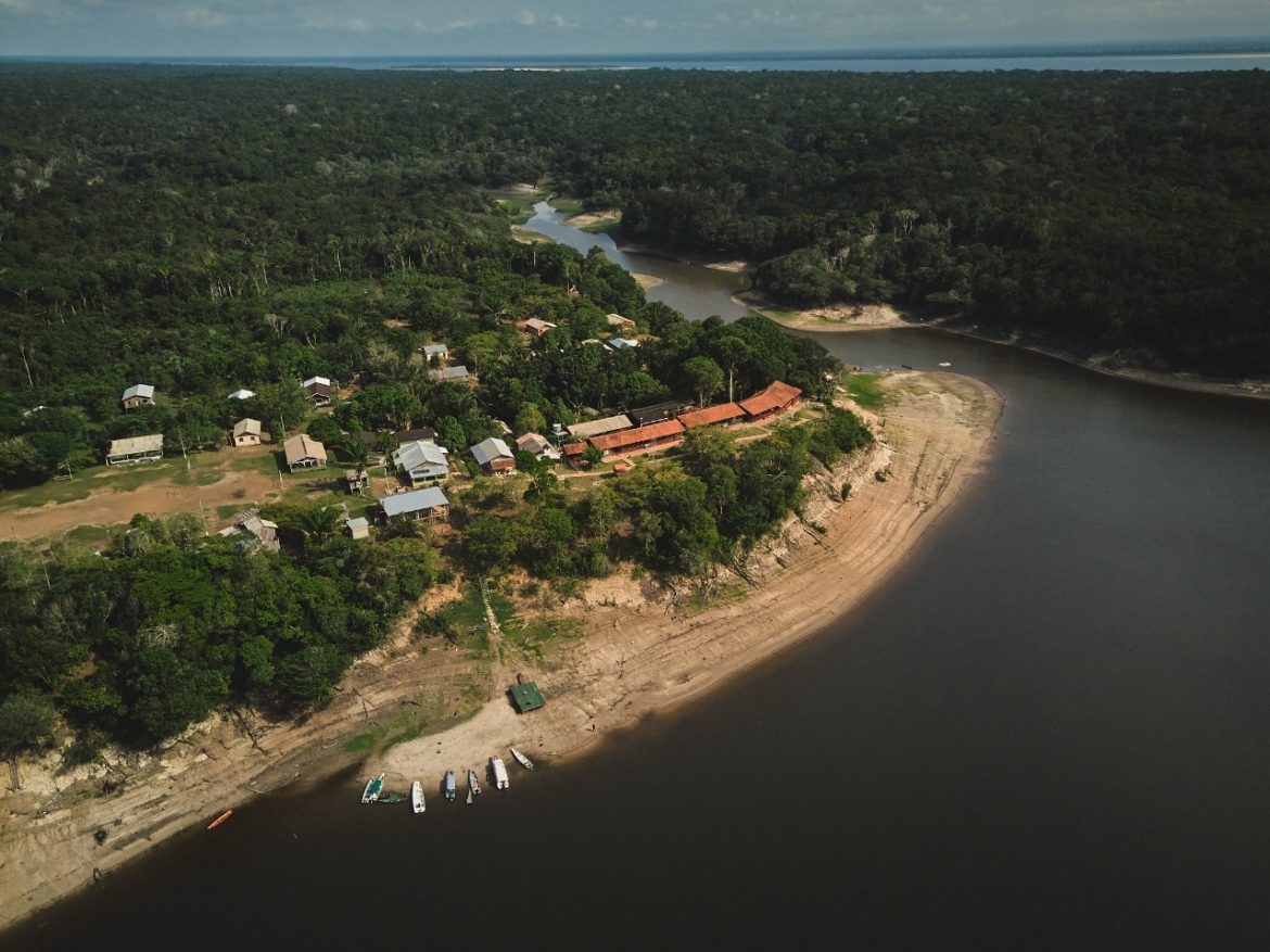 Comunidade Tumbira, localizada no Amazonas.