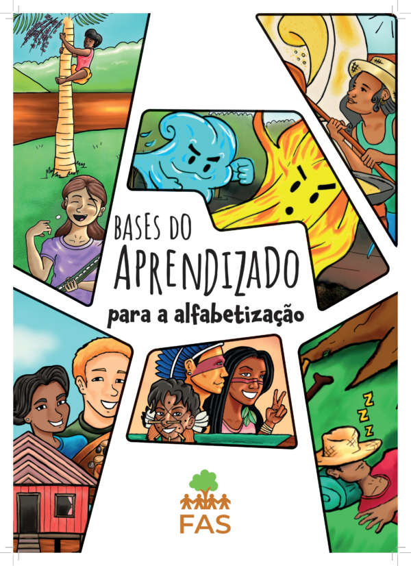 Capa de publicação feita pela Fundação Amazônia Sustentável (FAS).