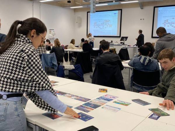 Apresentações sendo feitas durante COP26.
