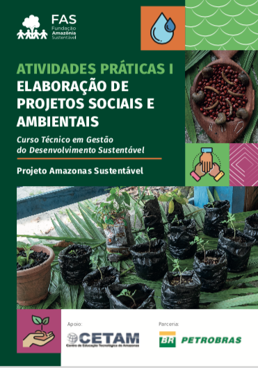 Capa de publicação feita pela Fundação Amazônia Sustentável (FAS).