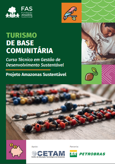 Capa de publicação feita pela Fundação Amazônia Sustentável (FAS).