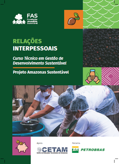 Capa de publicação feita pela Fundação Amazônia Sustentável (FAS).