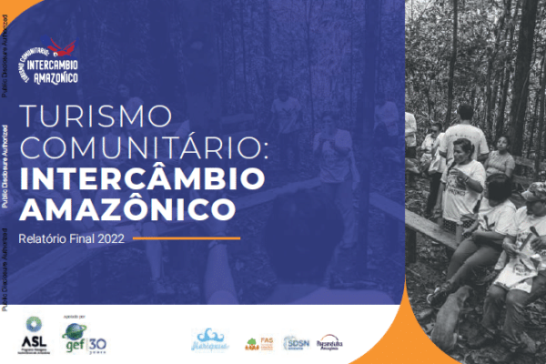 Capa de publicação produzida pela Fundação Amazônia Sustentável (FAS).