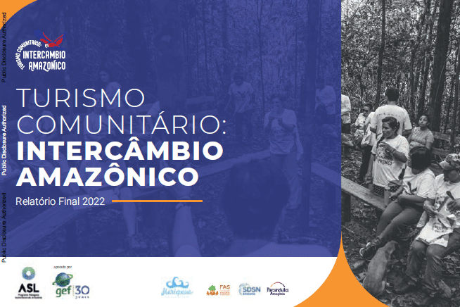 Capa de publicação produzida pela Fundação Amazônia Sustentável (FAS).