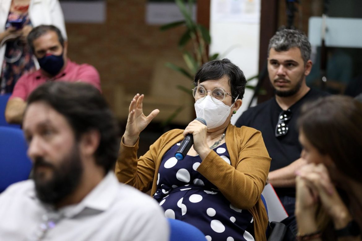 Participante da oficina de aprofundamento dos conceitos e práticas inseridas no processo de elegibilidade ao ART/TREES, realizada pelo Governo do Estado do Amazonas, na sede da Fundação Amazônia Sustentável (FAS).